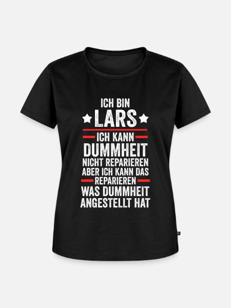 Lars - Frauen Premium Bio T-Shirt - Schwarz