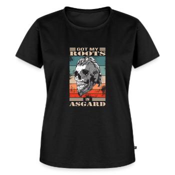 Viking - T-shirt Premium bio Femme - noir - Devant - Selfina (174cm)