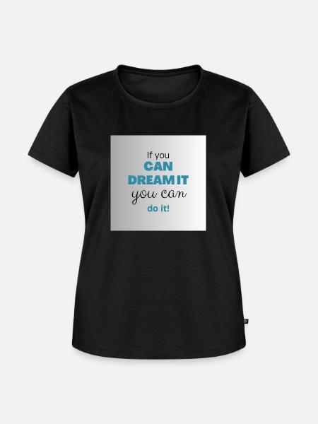 do it - Frauen Premium Bio T-Shirt - Schwarz