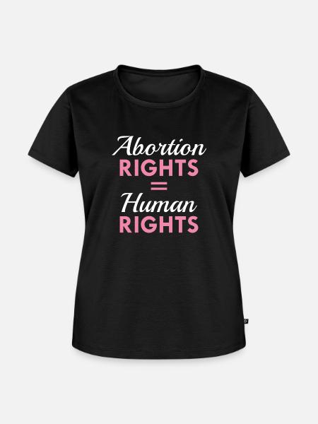 Abtreibungsrechte Gleiche Menschenrechte - Frauen Premium Bio T-Shirt - Schwarz
