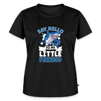 Shark Ocean Predator Plongée sous-marine - T-shirt Premium bio Femme - noir - Devant - Selfina (174cm)