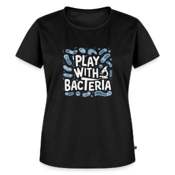 Microbiologist Microbiology Lab Staph Biology - Women's Premium Organic T-shirt - black - Front - Selfina (174cm)