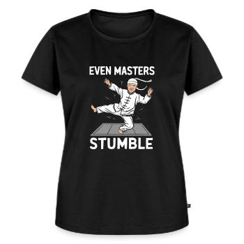 Kung Fu Chinesisches Kung Fu Asiatisches Kung Fu - Frauen Premium Bio T-Shirt - Schwarz - Vorne - Selfina (174cm)