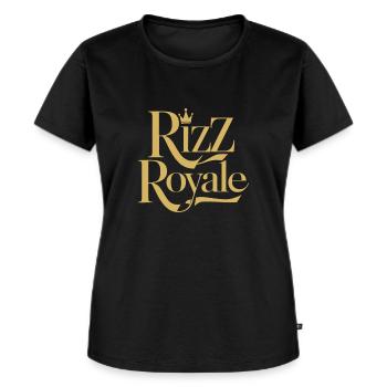 Rizzler Culture Gaming Life Rizzler Quotes - Frauen Premium Bio T-Shirt - Schwarz - Vorne - Selfina (174cm)