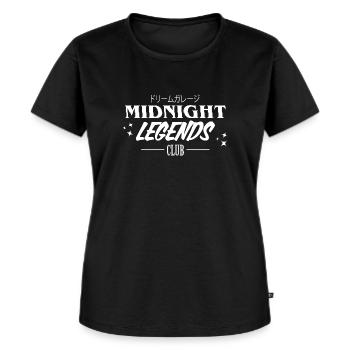 Midnight Legends | dream Artworks - Frauen Premium Bio T-Shirt - Schwarz - Vorne - Selfina (174cm)