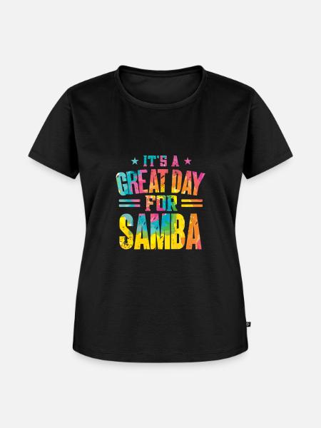 Samba - Frauen Premium Bio T-Shirt - Schwarz