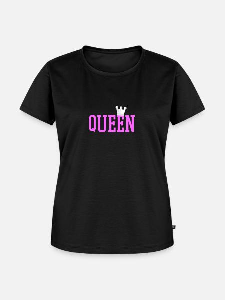 Queen! - Frauen Premium Bio T-Shirt - Schwarz