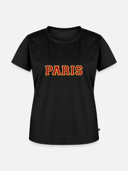 Paris - Frauen Premium Bio T-Shirt - Schwarz