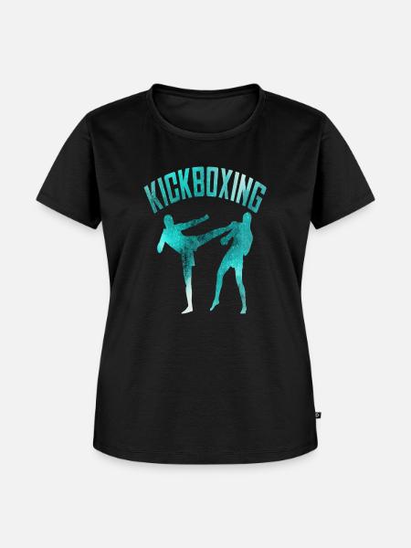 Kickboxen - Frauen Premium Bio T-Shirt - Schwarz