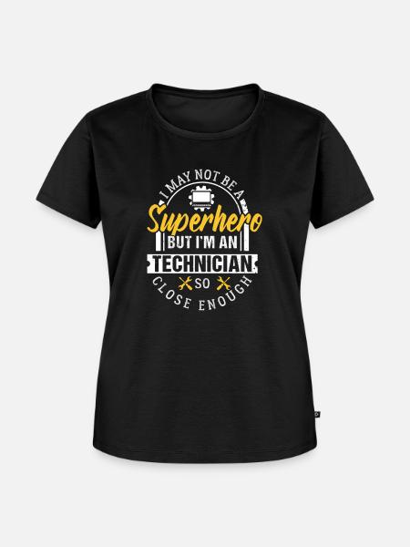 Techniker - Frauen Premium Bio T-Shirt - Schwarz