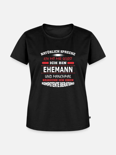 EHEMANN - Frauen Premium Bio T-Shirt - Schwarz