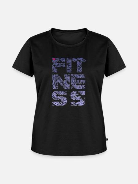 FITNESS storm II - Frauen Premium Bio T-Shirt - Schwarz