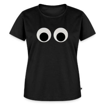 Wackelaugen - Women's Premium Organic T-shirt - black - Front - Selfina (174cm)