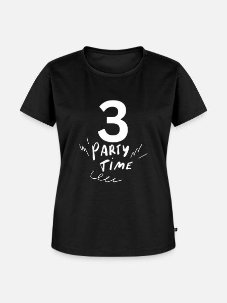 3 - Frauen Premium Bio T-Shirt - Schwarz