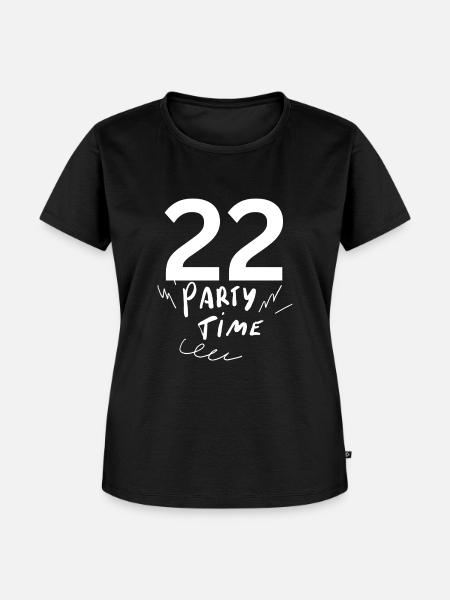 22 - Frauen Premium Bio T-Shirt - Schwarz