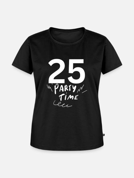 25 - Frauen Premium Bio T-Shirt - Schwarz