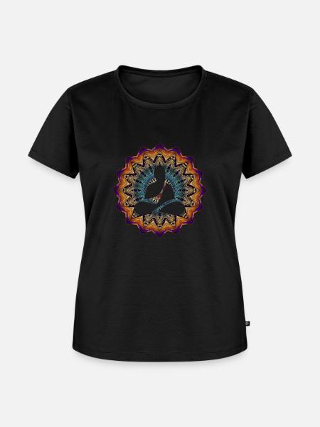 meditation - Frauen Premium Bio T-Shirt - Schwarz