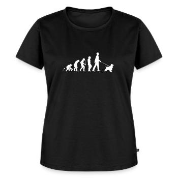 Cocker Spaniel Gift Shirt - Women's Premium Organic T-shirt - black - Front - Selfina (174cm)