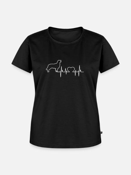 Golden Retriever Shirt Geschenk - Frauen Premium Bio T-Shirt - Schwarz