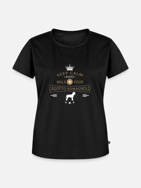Wasserhund der Romagna Shirt - Frauen Premium Bio T-Shirt - Schwarz
