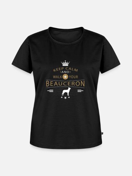 Beauceron Shirt - Frauen Premium Bio T-Shirt - Schwarz