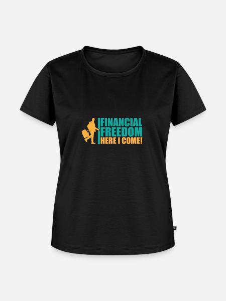 Finanzielle Freiheit - Frauen Premium Bio T-Shirt - Schwarz