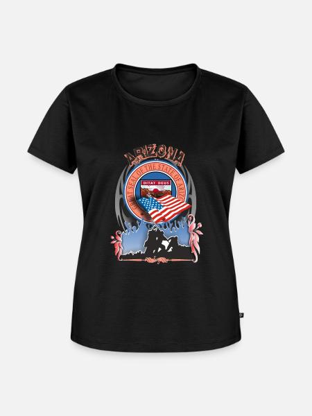 arizona - Frauen Premium Bio T-Shirt - Schwarz