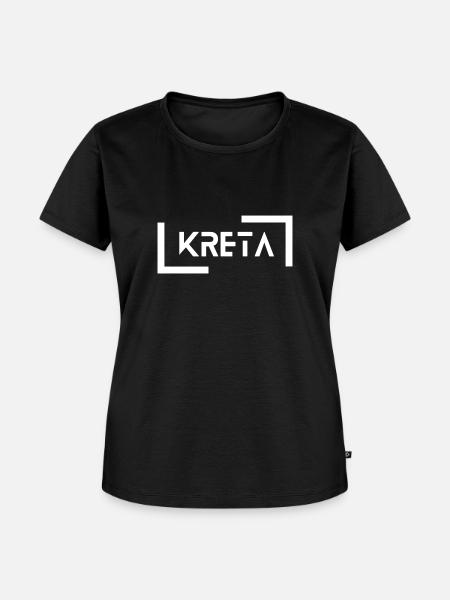 Kreta - Frauen Premium Bio T-Shirt - Schwarz