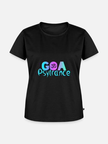 Goa Psytrance - Frauen Premium Bio T-Shirt - Schwarz