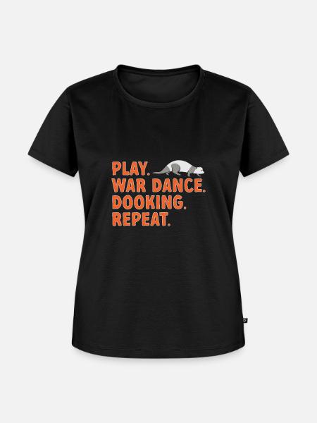 Frettchen Besitzer Frettchen - Frauen Premium Bio T-Shirt - Schwarz
