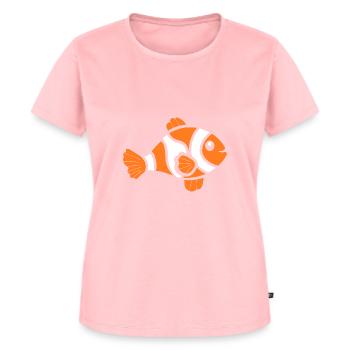 Poisson clown - T-shirt Premium bio Femme - rose - Devant - AI Model Female 172 dark (172cm)