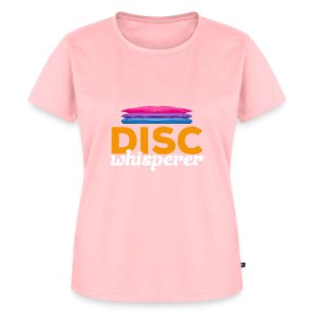 Discgolf Disc Golf Frisbee - Frauen Premium Bio T-Shirt - Rosa - Vorne - AI Model Female 172 dark (172cm)