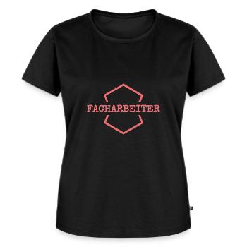 Travailleurs qualifiés - T-shirt Premium bio Femme - noir - Devant - Selfina (174cm)