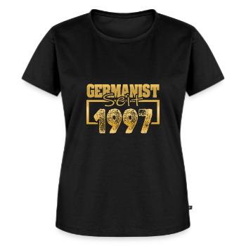 1997 - Women's Premium Organic T-shirt - black - Front - Selfina (174cm)