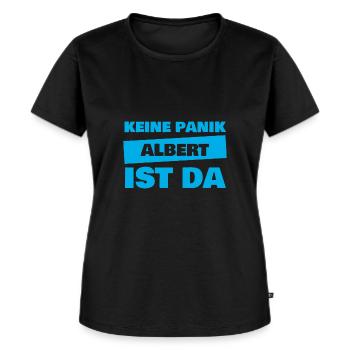 Vorname Albert - Frauen Premium Bio T-Shirt - Schwarz - Vorne - Selfina (174cm)