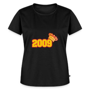 Geboren im Jahre 2009 - Frauen Premium Bio T-Shirt - Schwarz - Vorne - Selfina (174cm)