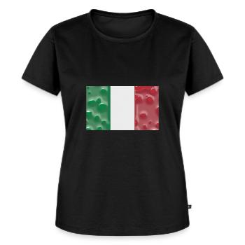 Italien Italien - Frauen Premium Bio T-Shirt - Schwarz - Vorne - Selfina (174cm)