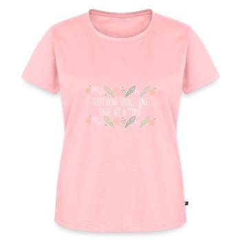 Soothing Souls One Sage At A Time Smudge Sticks - Women's Premium Organic T-shirt - rose - Front - AI Model Female 172 dark (172cm)