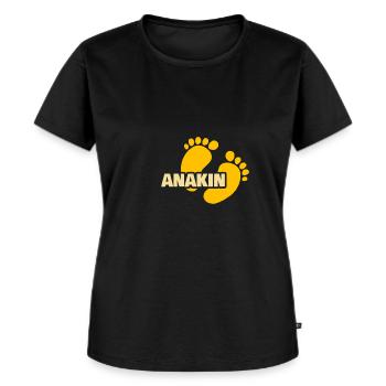 Cadeau pour Anakin - T-shirt Premium bio Femme - noir - Devant - Selfina (174cm)