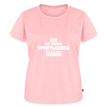 Beruf Sportlehrer - Frauen Premium Bio T-Shirt - Rosa - Vorne - AI Model Female 172 dark (172cm)