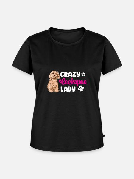 Cockapoo Hund - Frauen Premium Bio T-Shirt - Schwarz