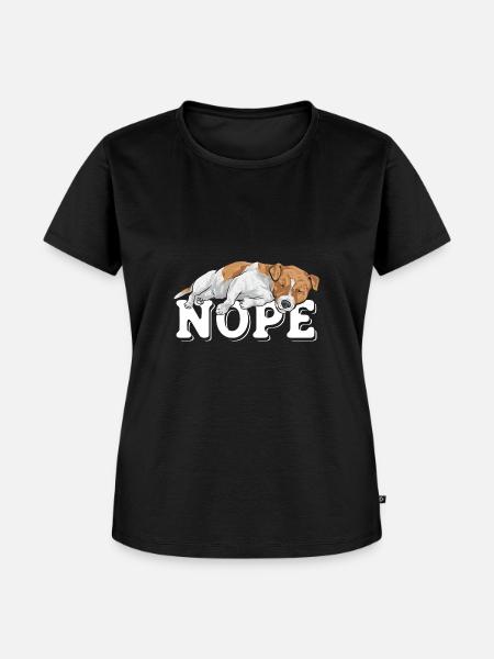 Jack Russell Terrier - Frauen Premium Bio T-Shirt - Schwarz