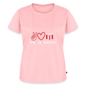 Phlebotomie Blutabnahme Blut Krankenschwester - Frauen Premium Bio T-Shirt - Rosa - Vorne - AI Model Female 172 dark (172cm)