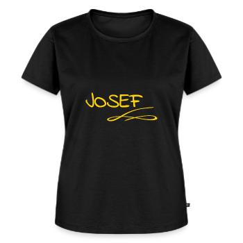 First name Josef - Women's Premium Organic T-shirt - black - Front - Selfina (174cm)