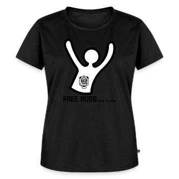 Free Hugs (Limited Time Offer) - Women's Premium Organic T-shirt - black - Front - Selfina (174cm)
