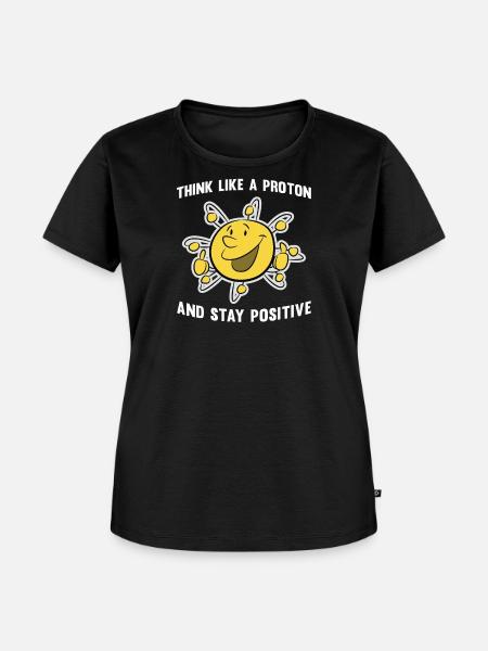 Proton - Frauen Premium Bio T-Shirt - Schwarz