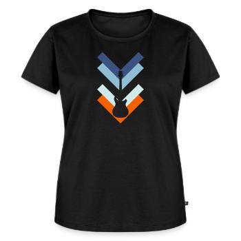 basse - T-shirt Premium bio Femme - noir - Devant - Selfina (174cm)