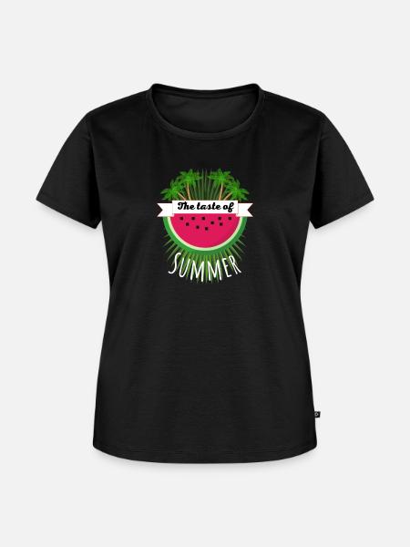The taste of summer! - Frauen Premium Bio T-Shirt - Schwarz