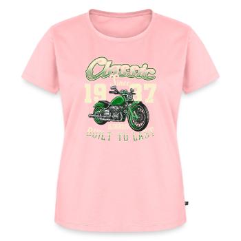 Motorcycle Bikers Motorbike Birthday Born In 1931 - Women's Premium Organic T-shirt - rose - Front - AI Model Female 172 dark (172cm)