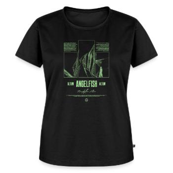 Altum Kaiserfisch Buntbarsch Aquarium Fischhalter - Frauen Premium Bio T-Shirt - Schwarz - Vorne - Selfina (174cm)